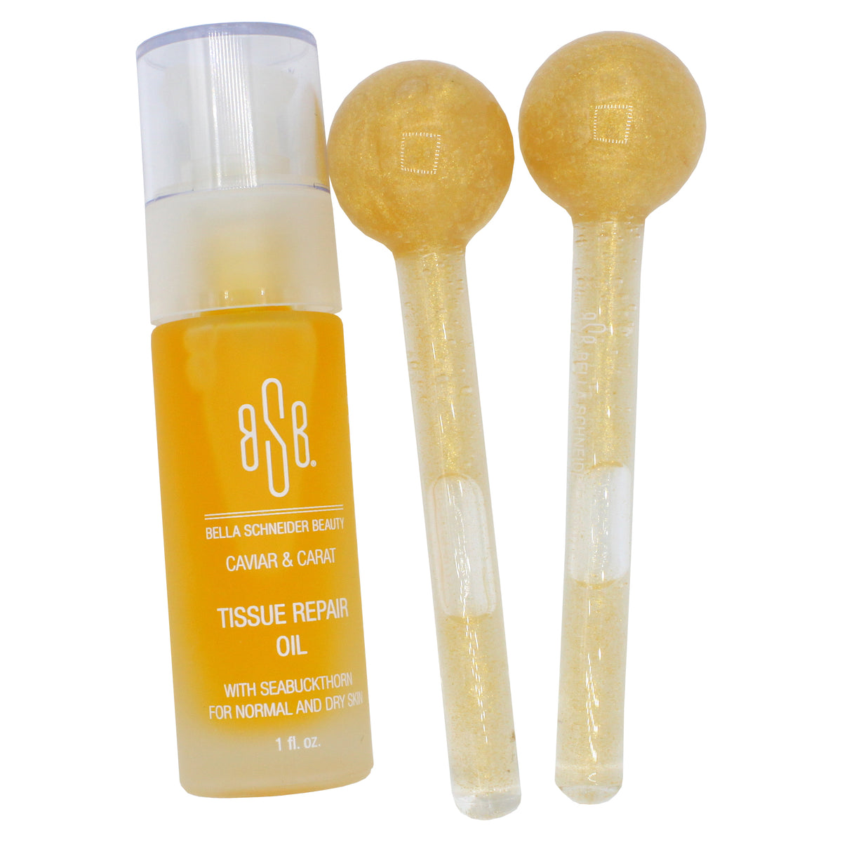 GOLDEN GLOW-SICLES™BEAUTY GLOBES + TISSUE REPAIR OIL KIT